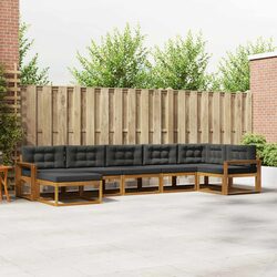 Modular Outdoor Sectional Sofa Set: 7-Piece Configuration