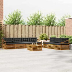 Modular Garden Sofa Set - 8 Pieces of Acacia Wood