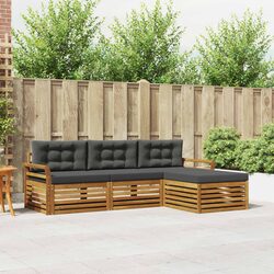 Modular Outdoor Sofa Set in Solid Acacia Wood