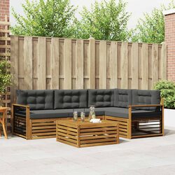 Sleek 5-Piece Outdoor Sofa Set with Timeless Design