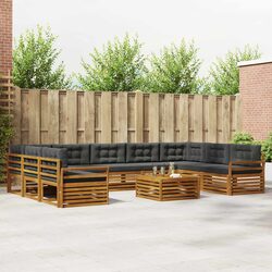 10-Piece Modular Outdoor Lounge Sofa Set Details
