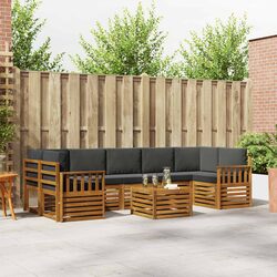 Modular 8-Piece Outdoor Sofa Set for Garden Use