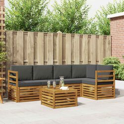 Modular Sectional Sofa Set – 6 Pieces for Outdoor Use