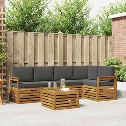 6-Piece Garden Modular Sectional Sofa Set