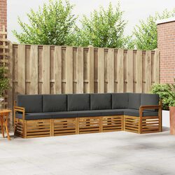 Modular 6-Piece Sectional Sofa Set for Outdoor Spaces