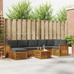 Durable 8-Piece Modular Outdoor Sofa Set for Patios