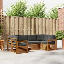 6-Piece Modular Sectional Sofa Set for Outdoors