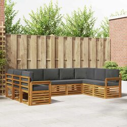 Modular Outdoor Sectional Sofa Set - 9 Pieces