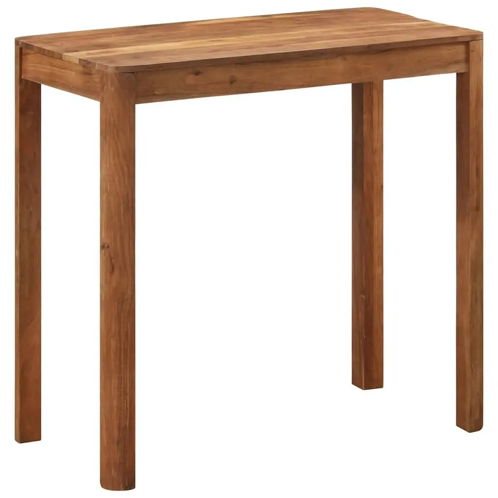 Bar Table Solid Wood Honey Brown 110 cm x 55 cm x 106 cm
