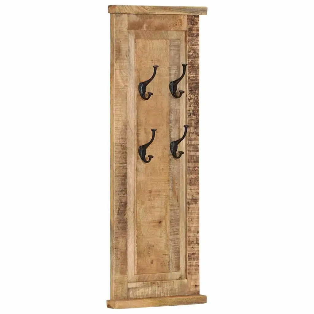 Coat Racks Solid Wood Wall-Mounted Retro 38 x 100 cm Brown 2 Pieces