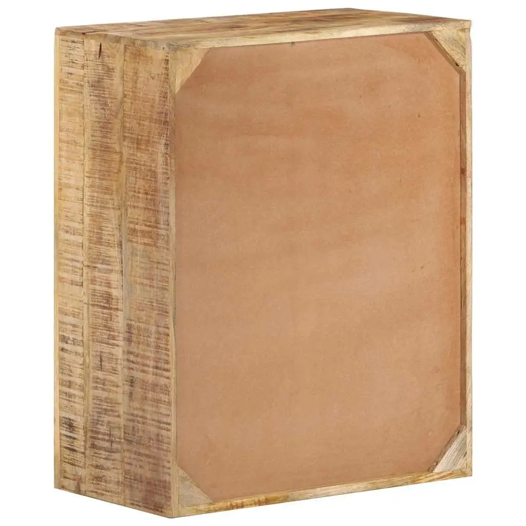 Drawer Cabinet Solid Wood 3 Drawers 60x33x75 cm Brown