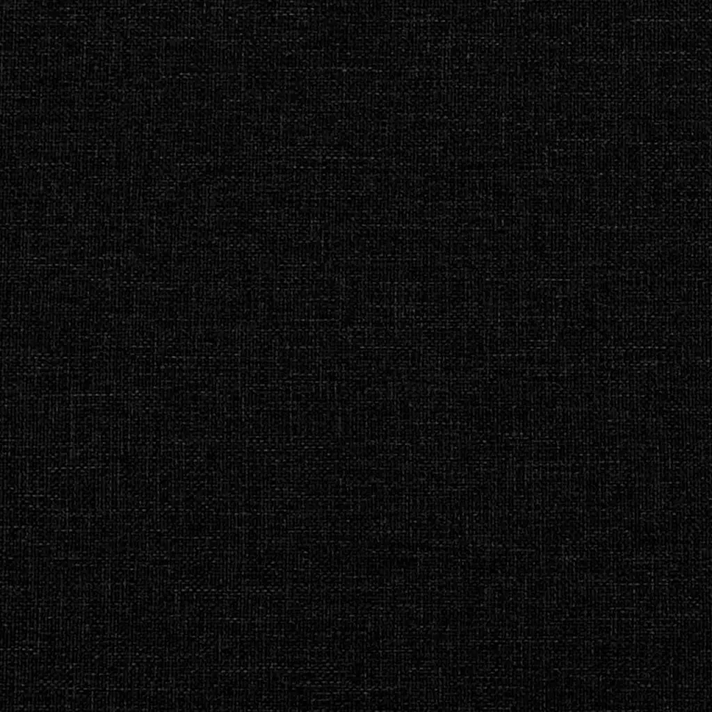 Bed Frame with Mattress Medium Firmness 90 x 190 cm Black Fabric Modern