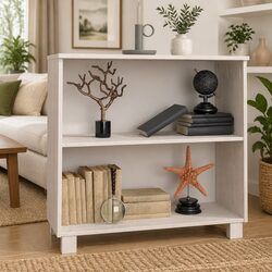 White Pine Sideboard Storage Cabinet 85x35x80cm with 2 Shelves