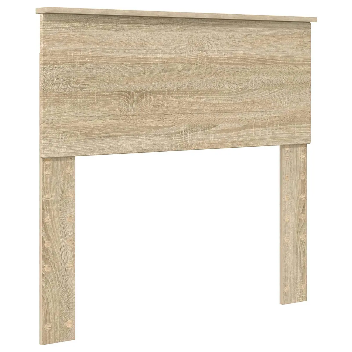 Bed Frame with Headboard Modern Engineered Wood 90 x 200 cm Brown