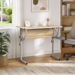 Adjustable Craft Desk with Ergonomic Design and Storage