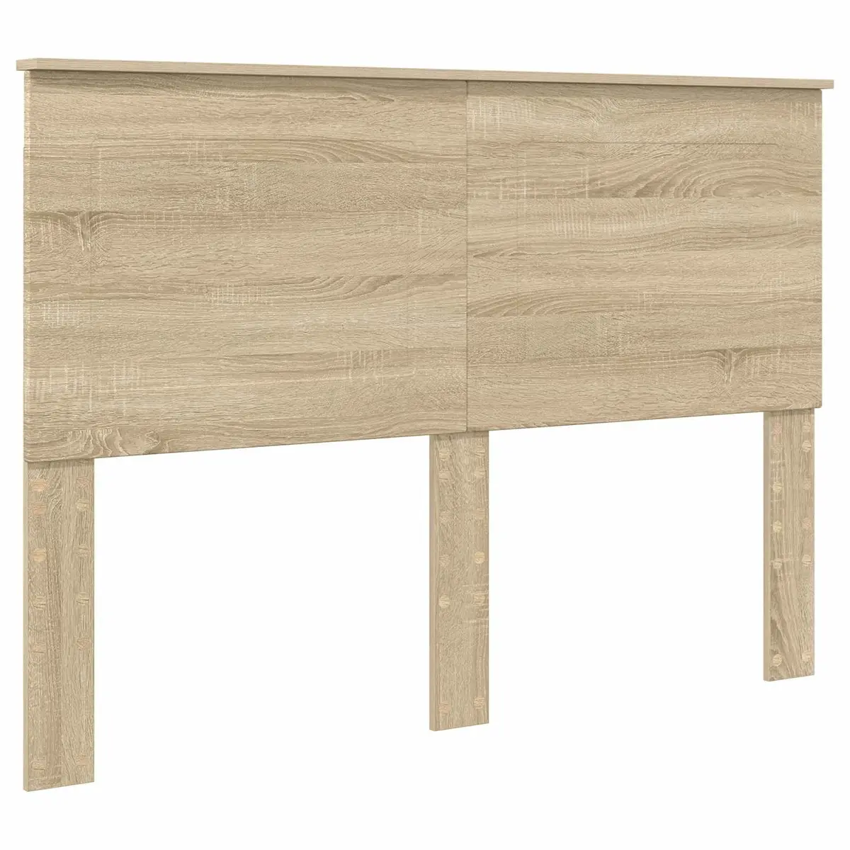 Bed Frame with Storage Drawers Modern Engineered Wood 150 x 200 cm Brown