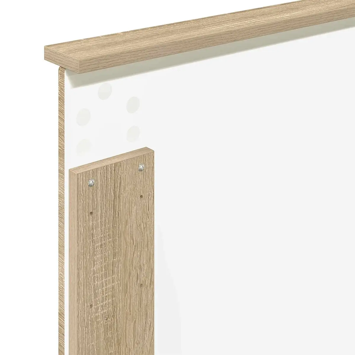Bed Frame with Storage Drawer Modern 90 x 190 cm Brown Sonoma Oak Engineered Wood