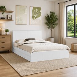 Engineered Wood Storage Bed Frame 150x200cm