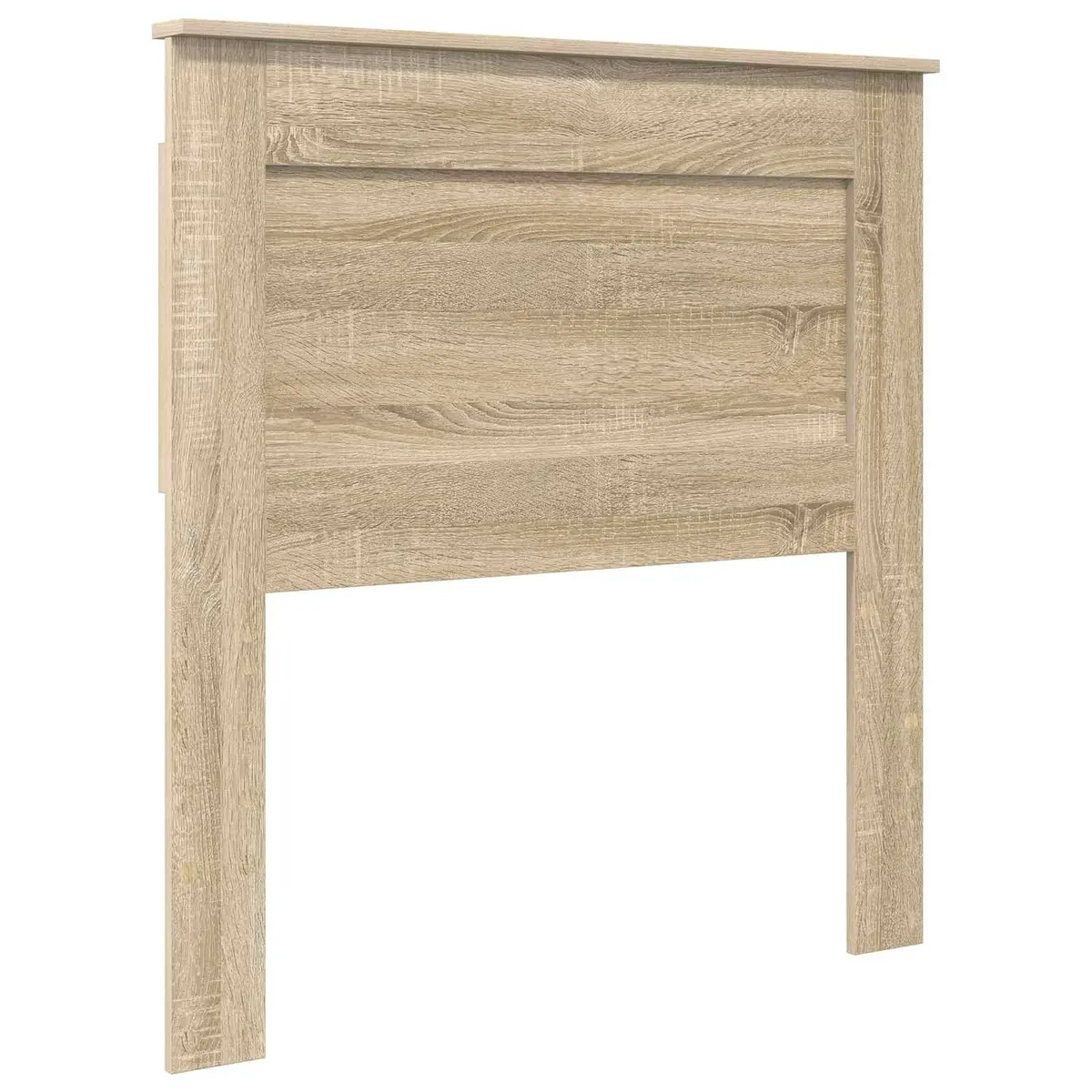 Bed Frame with Storage Drawer Engineered Wood 90 x 190 cm Modern Brown