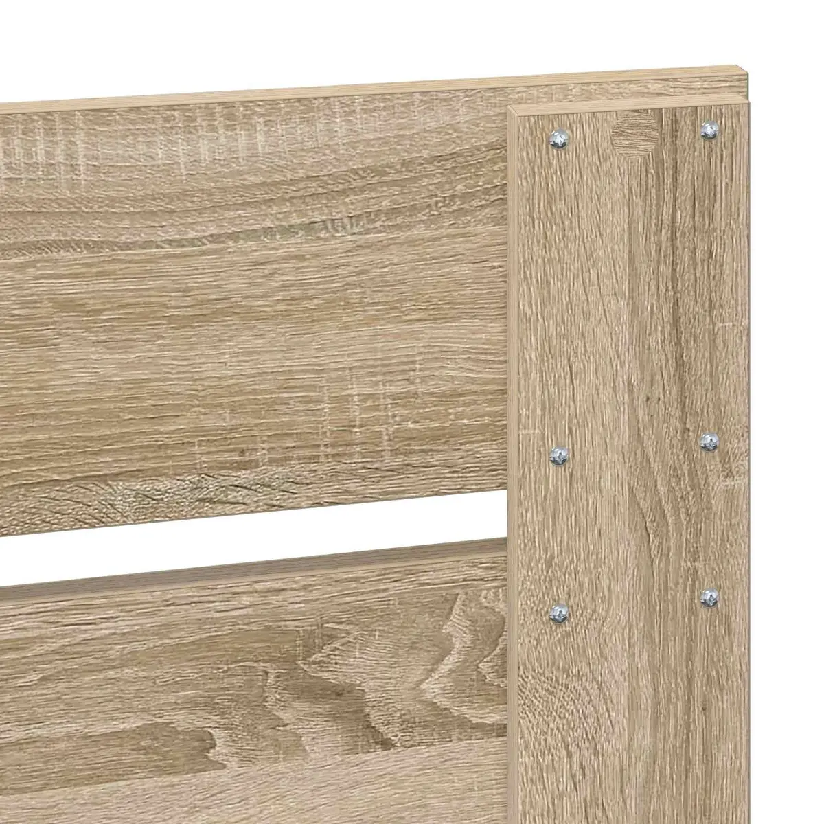 Bed Frame with Drawer Storage Modern 90 x 190 cm Brown Sonoma Oak