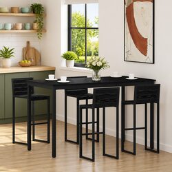 Engineered Wood Rectangular Standing Bar Table