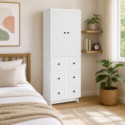 Engineered Wood Cabinet Set, 2 Pieces