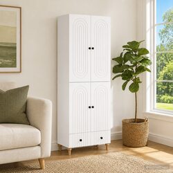 Engineered Wood Cabinet Set 2 pcs 66 x 34.5 x 95 cm