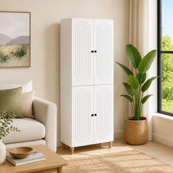 Engineered Wood Storage Cabinet Set – 66x34.5x90 cm, 2 pcs