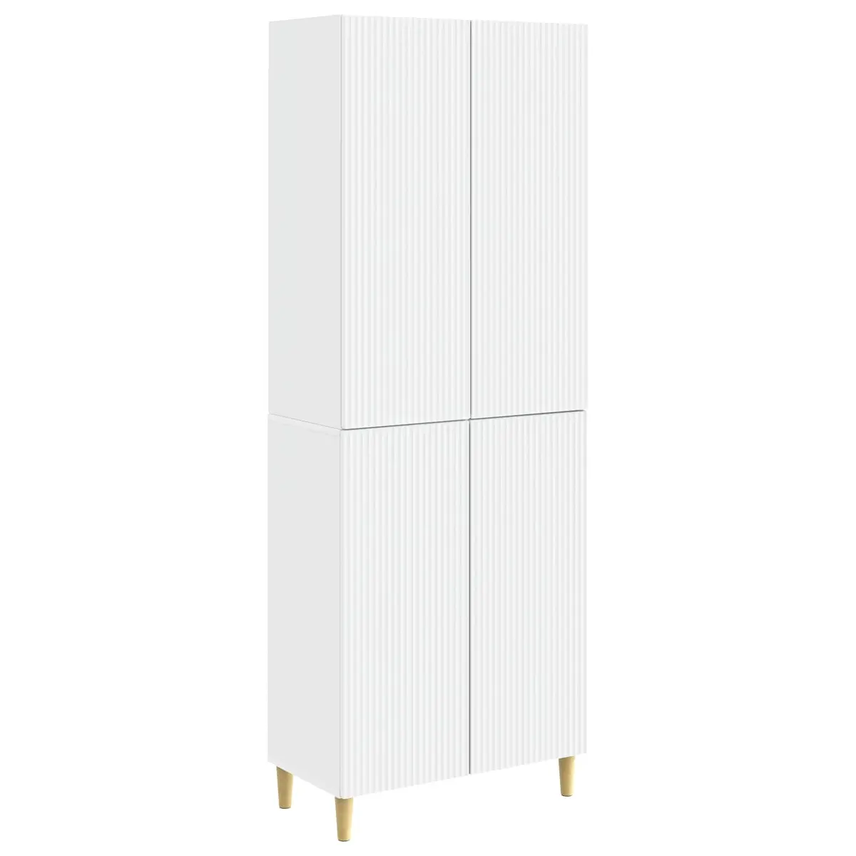 Cabinet Set Modern Storage Furniture 2 Pieces with Drawers and Compartments