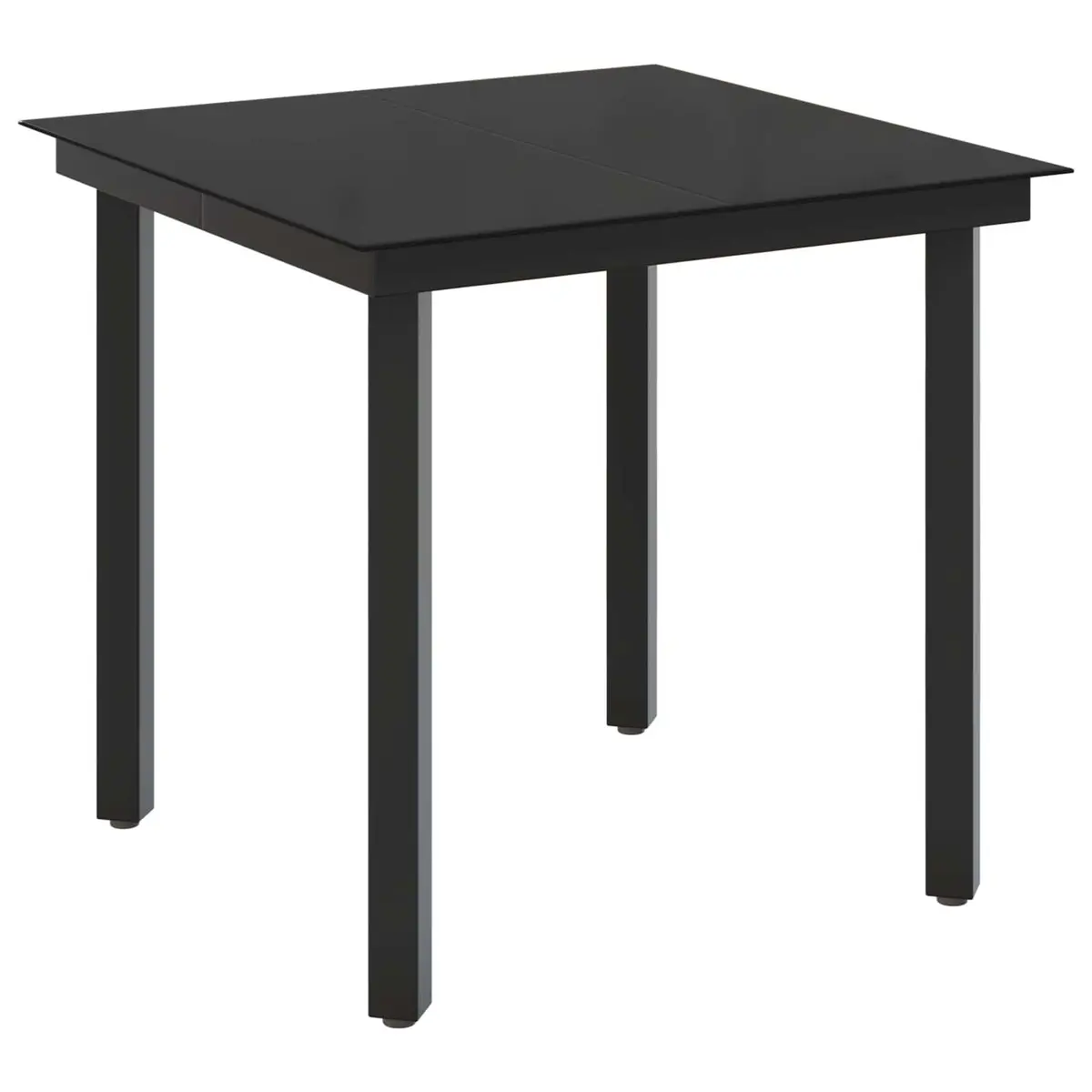 Outdoor Dining Set Adjustable Chairs 3 Piece Black PE Rattan Table Patio Furniture
