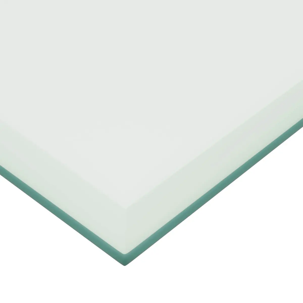 Tempered Glass Table Top Clear 50x50 cm Transparent