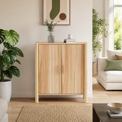 62x38x70 cm Brown Sideboard with Engineered Wood