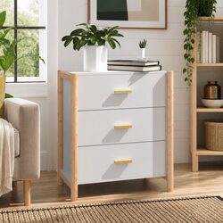 White Storage Cabinet Sideboard 62x38x70cm Engineered Wood