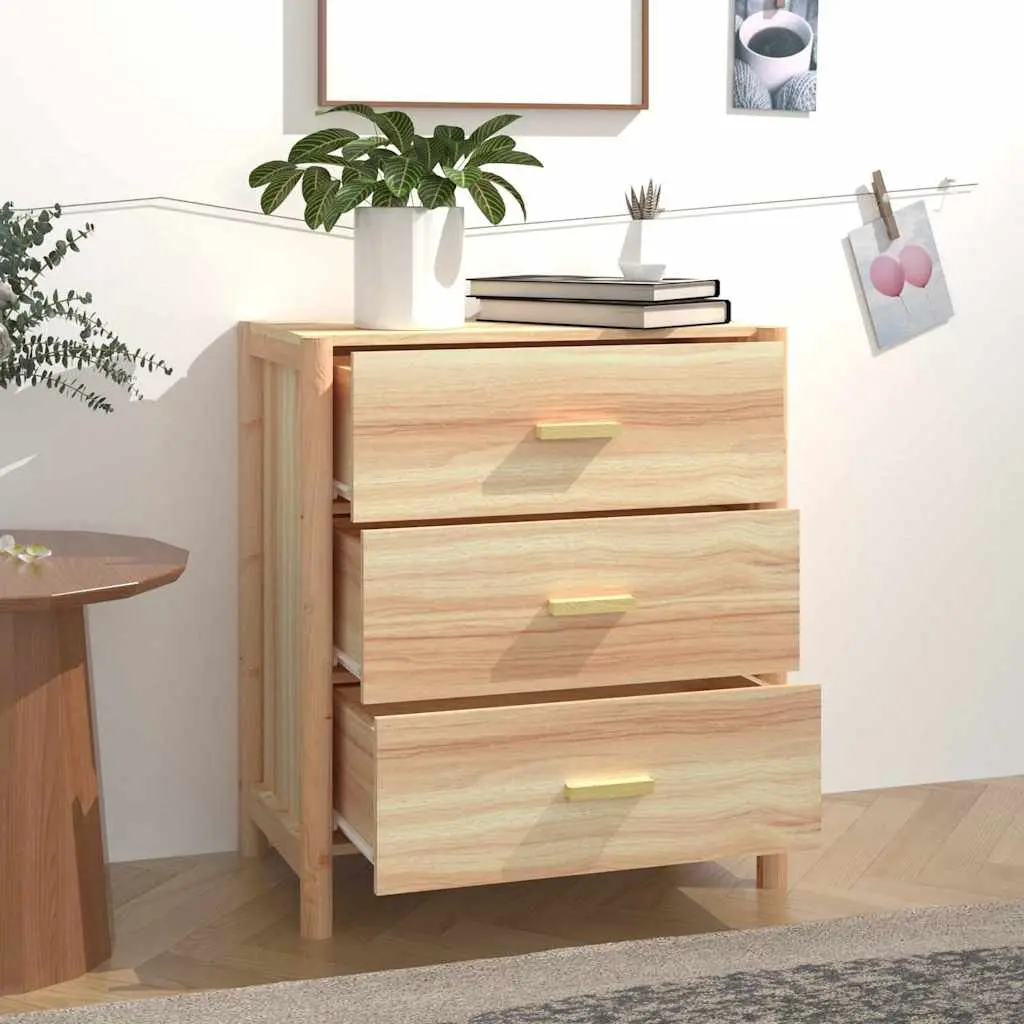 Sideboard Engineered Wood Storage Cabinet 62x38x70 cm Brown