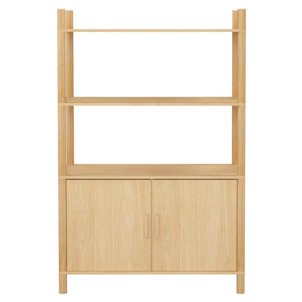 Sideboard Cabinet Storage Engineered Wood Brown 80x40x121cm