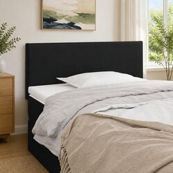 100cm Black Faux Leather Headboard with Adjustable Height
