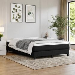 Pocket Spring Bed Mattress Black 137x190x20 cm Medium Firm