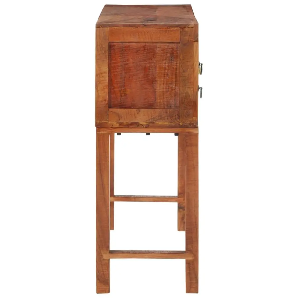 Console Table Storage Drawers 120x32x80cm Brown