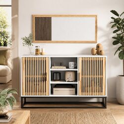 Storage Cabinet White 105x30x65 cm Engineered Wood