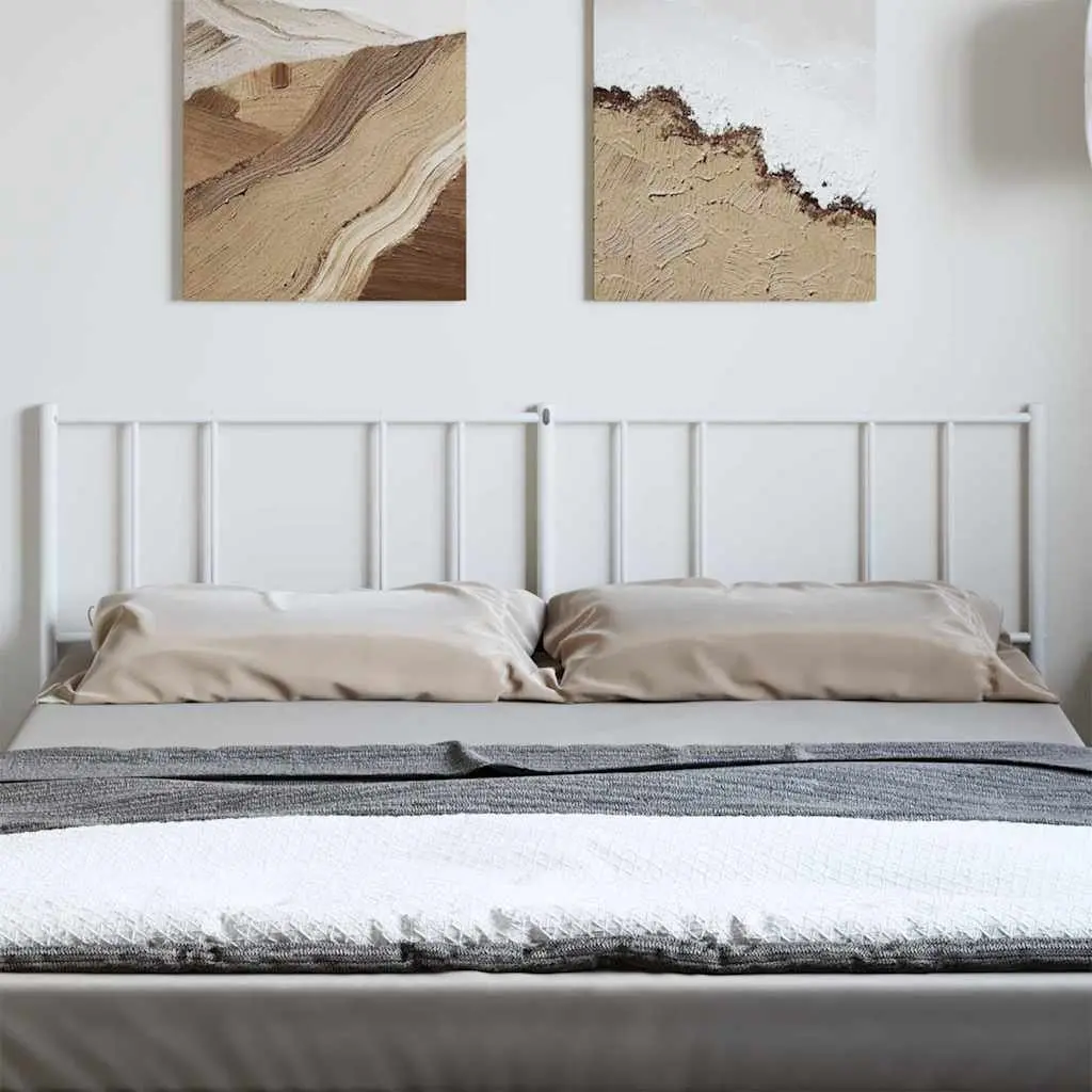 Metal Headboard Back Support 180cm White