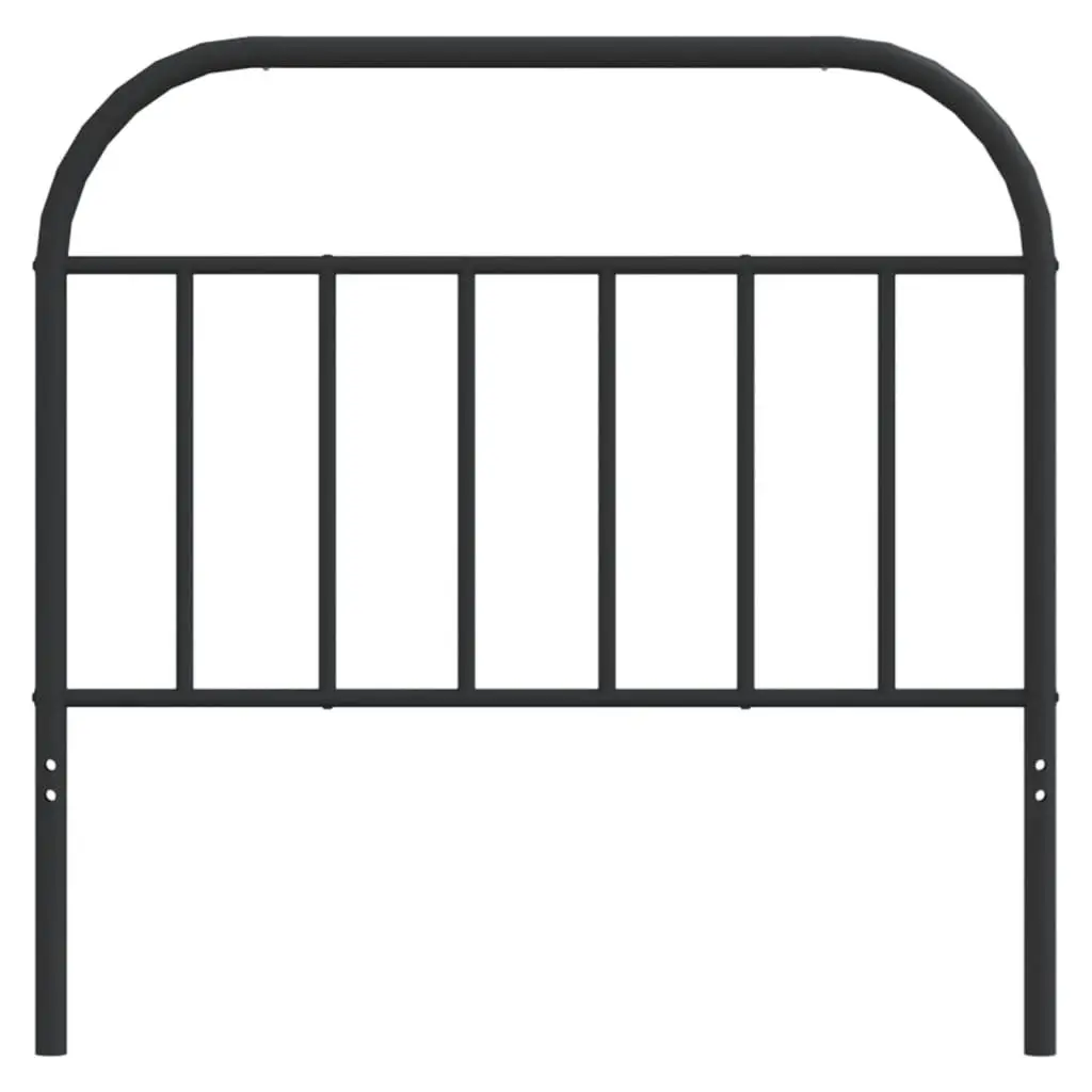 Metal Headboard Black 107cm Bed Head Bedroom Furniture Bed Frame Accessory