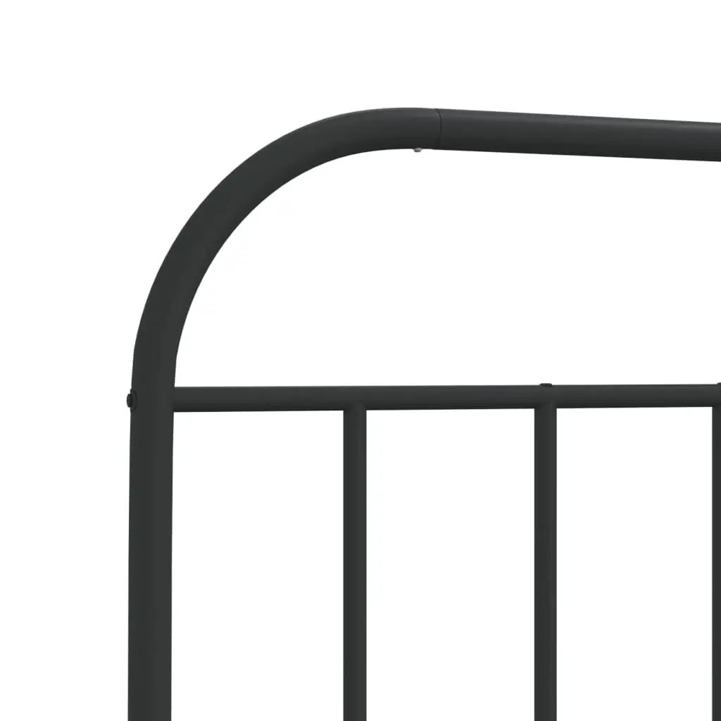 Metal Headboard Black 107cm Bed Head Bedroom Furniture Bed Frame Accessory