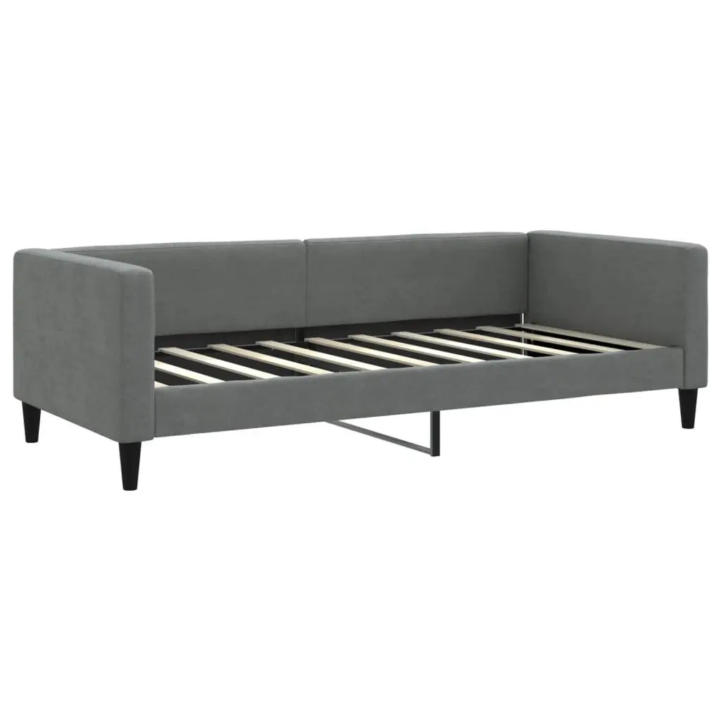 Day Bed Sofa Bed Dual Purpose 90x190 cm Grey Fabric