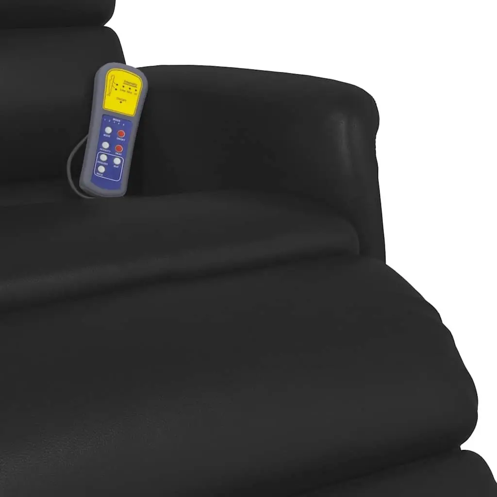 Massage Recliner Chair Manual Reclining 360 Swivel Vibration Black