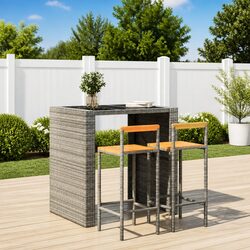 Modern Grey Bar Stools Set of 2 for Design Lovers