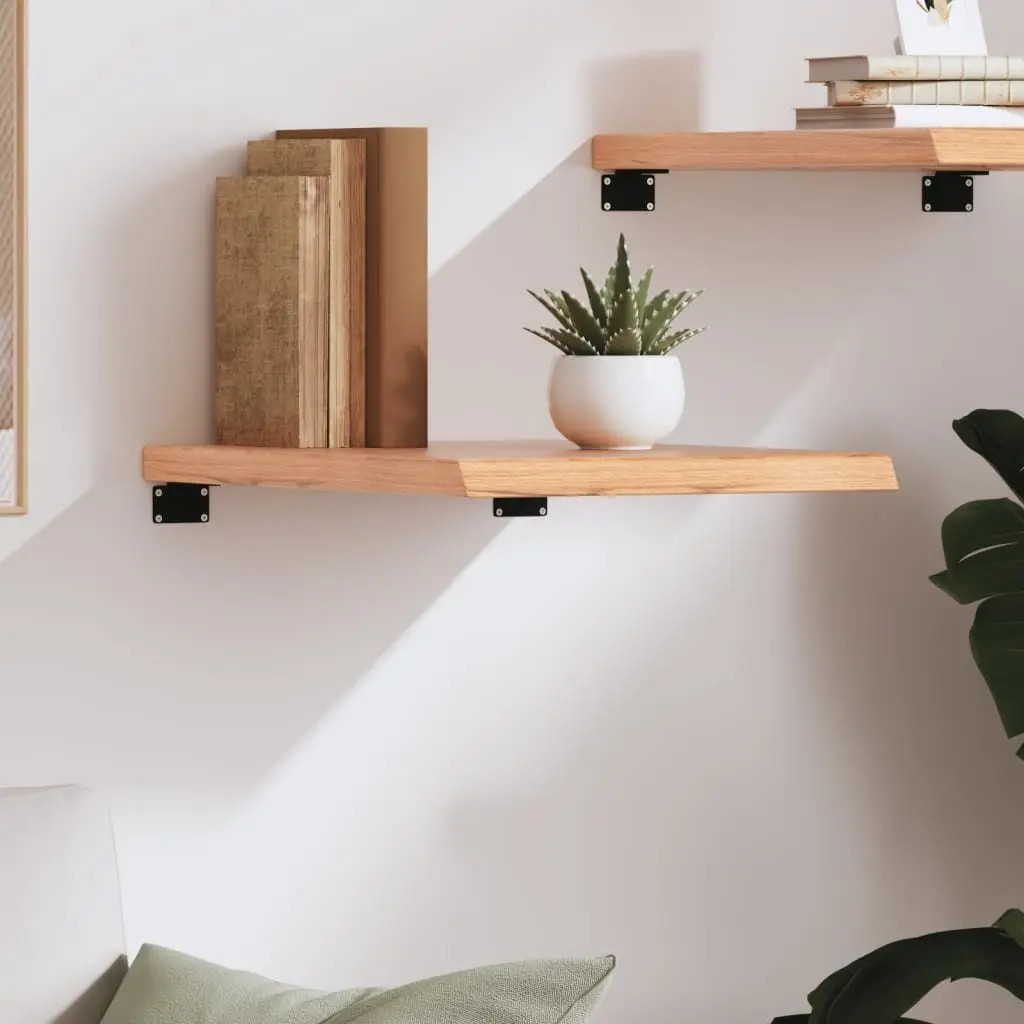 Wall Shelf Rustic Solid Wood Light Brown 40 x 60 cm