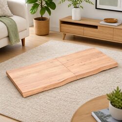 Solid Oak Wood Foldable Wall Shelf 140x60cm
