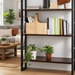 Wall Shelf 80x40x2 cm Solid Oak Wood in Dark Brown