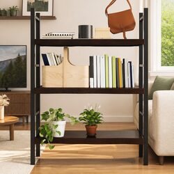 Solid Oak Wall Shelf Dark Brown 80x50 cm