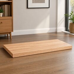Replacement Table Top Solid Oak Wood Light Brown 80x40cm